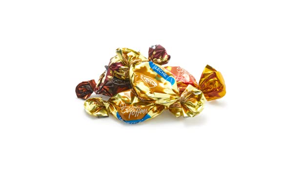Yupik Butter Toffees Candies, 2.2 lb (35.2 oz), Individually Wrapped, Semi-Soft Caramels, Rich & Creamy, Chocolate, Milk, & Coffee Flavors, Delicious Snacks, Ideal for Gifting, Halloween & Holidays