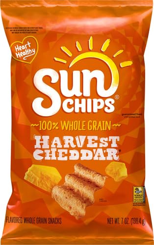 Sunchips Multigrain Snacks Harvest Cheddar, 7 Oz