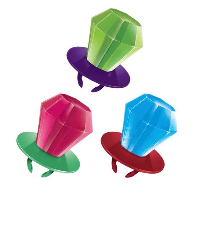 Ring Pop (2 pack) 10 Pops Total |Individually Wrapped Lollipop Suckers w/Assorted Fruity Flavors - Fun Candy for |Easter basket fillers| Party Favors, Birthday, Halloween ,Any Occasion |Bonus MAJUU