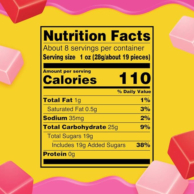 STARBURST Fruit Chews Candy - FaveREDS Minis, 8oz (Pack of 8) - Delicious STARBURST, Bulk Mini Candy, Bulk Box
