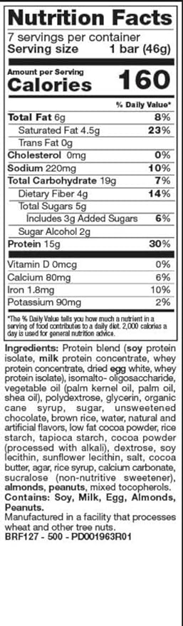 BalanceDiet™ | Protein Bar | 15g of Protein | Low Carb | 7 Bar Box (Choc-A-Lot Chip)