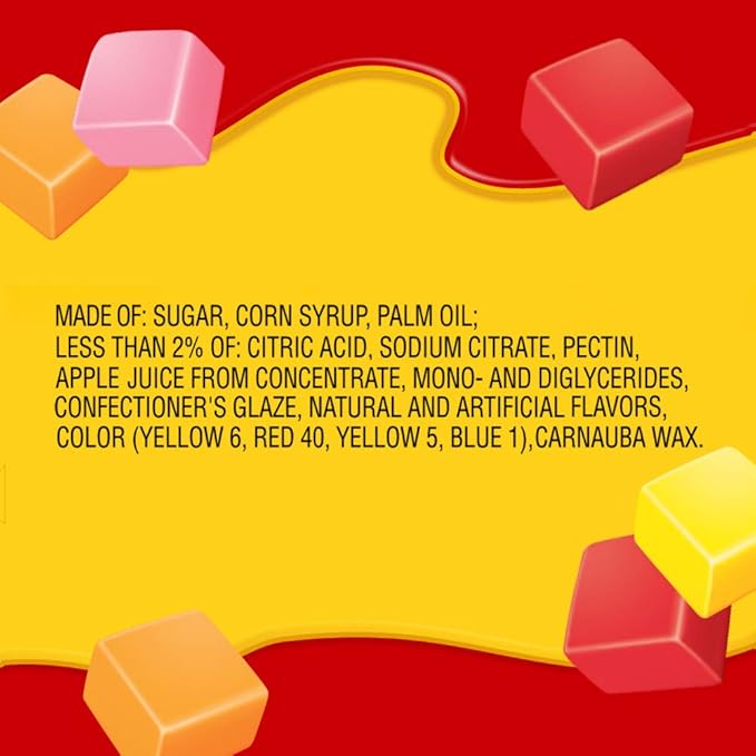 STARBURST Fruit Chews Candy - Original Minis, 8oz, Mini Candy, Bulk Box Pack of 8