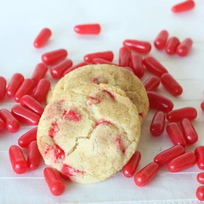 Hot Tamales Cinnamon Chewy Candy Pack of 3 Bags - 10 oz Each - Candy Bulk Spicy Hot Tamales Cinnamon Chewy Red Candies