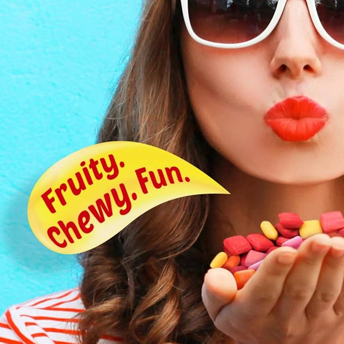 STARBURST Fruit Chews Candy - Original Minis, 8oz, Mini Candy, Bulk Box Pack of 8