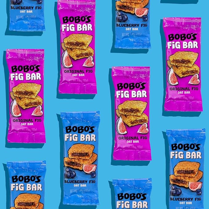 Bobo's Fig Bar (20, Variety Pack), Soft Baked, Non-GMO, Vegan, Snack Bar, Gluten Free