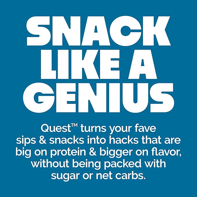 Quest Nutrition White Chocolate Macadamia Protein Cookie, 15g Protein, 1g Sugar, 2g Net Carbs, Keto Friendly, High Protein, Low Carb; 12 Count