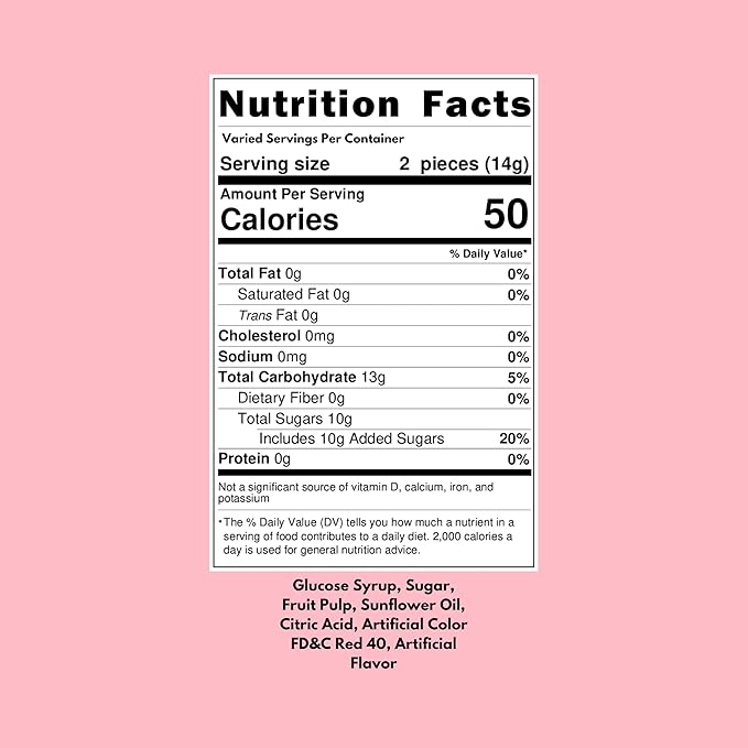 Strawberry Hard Candy Filled With Real Fruit Pulp - 1 lbs - Strawberry Flavored Bon Bons Filled with Real Strawberry Pulp - American Vintage Candy Snack Assortment - Individually Wrapped, 16 oz.