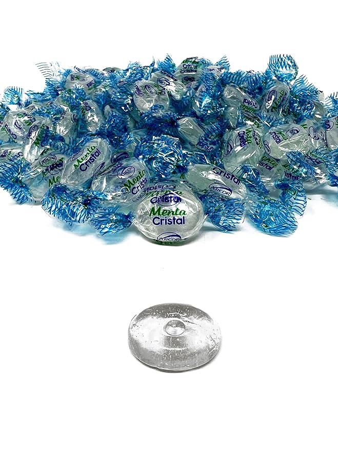 Crystal Clear Mints - 1 lbs - Clear Refreshing and Elegant After Dinner Mint Hard Candies - American Vintage Candy Snack Assortment - Individually Wrapped, 16 oz.
