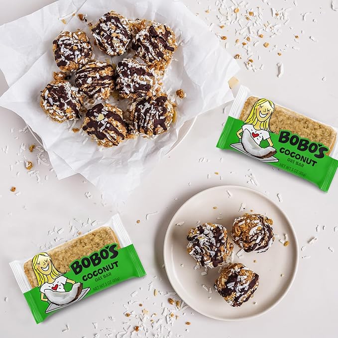 Bobo's Oat Bar Sampler Pack - Vegan - Non GMO - Plant Based - 6 flavors (12 count) Convenient On-The-Go Breakfast or Snack