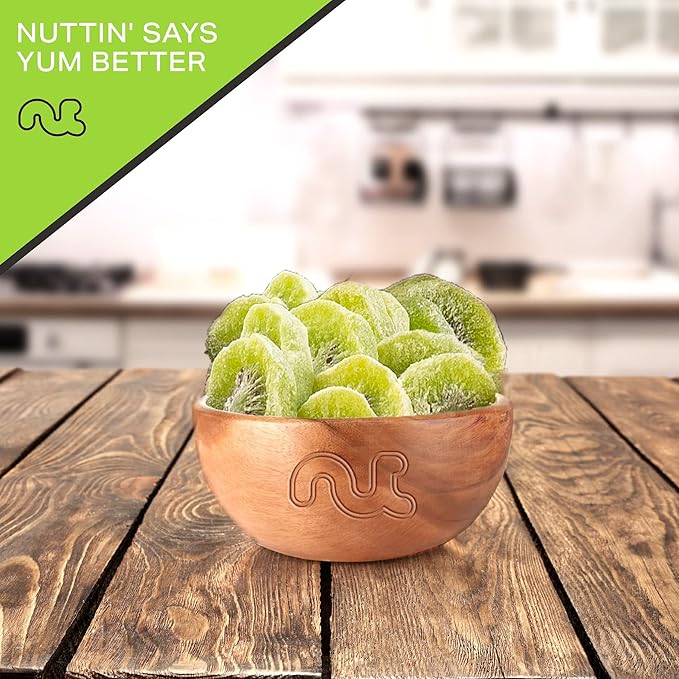 NUT CRAVINGS - Sun Dried Kiwi Slices, Lightly Sweetened (32oz, 2 LB) Bulk Dry Fruits Packed Fresh in Resealable Bag - Sweet Healthy Snack, Naturally Grown, Vegan, Kosher