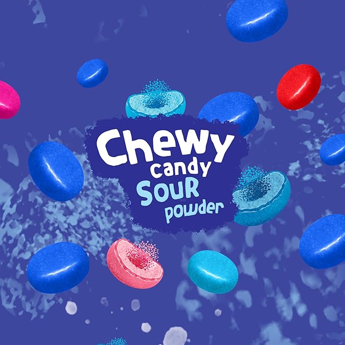 Baby Bottle Pop Twisters Chewy Candy, 8 Ct Sweet Candy with Chewy Sour Center in Twisting Containers, Full Size, Individually Wrapped Fun Bulk Assortment For Kids Party Favors, Toys, Goodie Bags