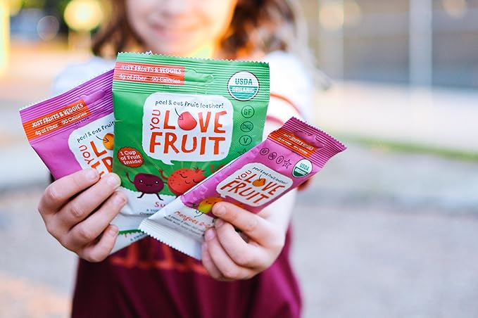 YOU LOVE FRUIT - WATERMELON BERRY All Natural Fruit Snacks, Healthy Snack Pack, Real Fruit! Gluten Free, Non GMO, Vegan, Fiber packed, Low Fat, Kosher, Variety Pack, Great For Adding To Gift Box, 1.0 oz (Pack of 12)