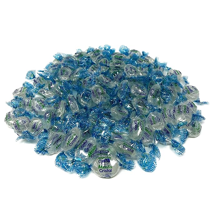 Crystal Clear Mints - 1 lbs - Clear Refreshing and Elegant After Dinner Mint Hard Candies - American Vintage Candy Snack Assortment - Individually Wrapped, 16 oz.
