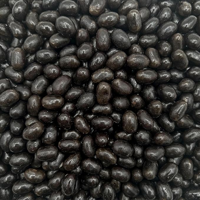 Black Licorice Jelly Beans Candy | 3-Pound Bag | Old-Fashioned Sweets