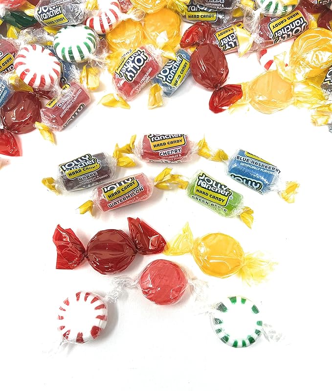 American Favorite Hard Candy Assorted Bulk Party Mix Ranchers And Old Fashioned Candies Individually Wrapped 12 Flavor Assortment Variety Pack 2 Lbs 150+pcs (32 Oz)