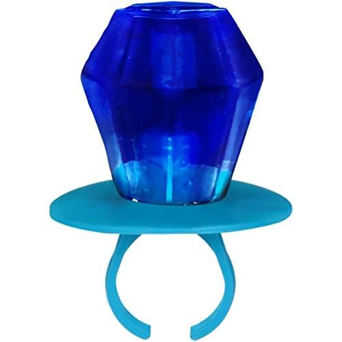 Ring Pop Individually Wrapped Blue Candy 30 Count Bulk Lollipop Pack – Raspberry Flavored Lollipop Suckers for Kids, Fun Candy Bulk for Gender Reveal & Bachelorettes, Kids Party Favors
