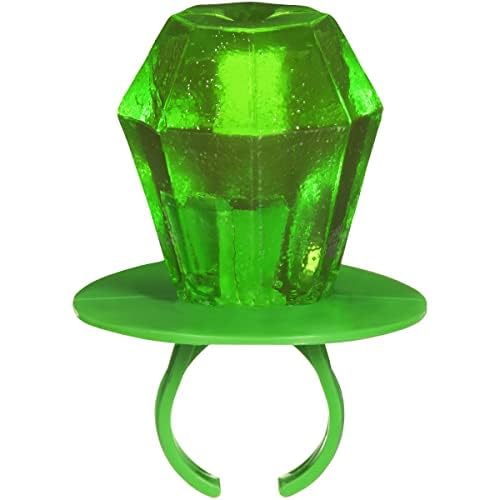 Ring Pop Individually Wrapped Green Watermelon 30 Count Bulk Lollipop Pack – Watermelon Flavored Lollipop Suckers - Fun Candy Bulk For Party Favors, Color-themed parties, & Bachelorette Parties