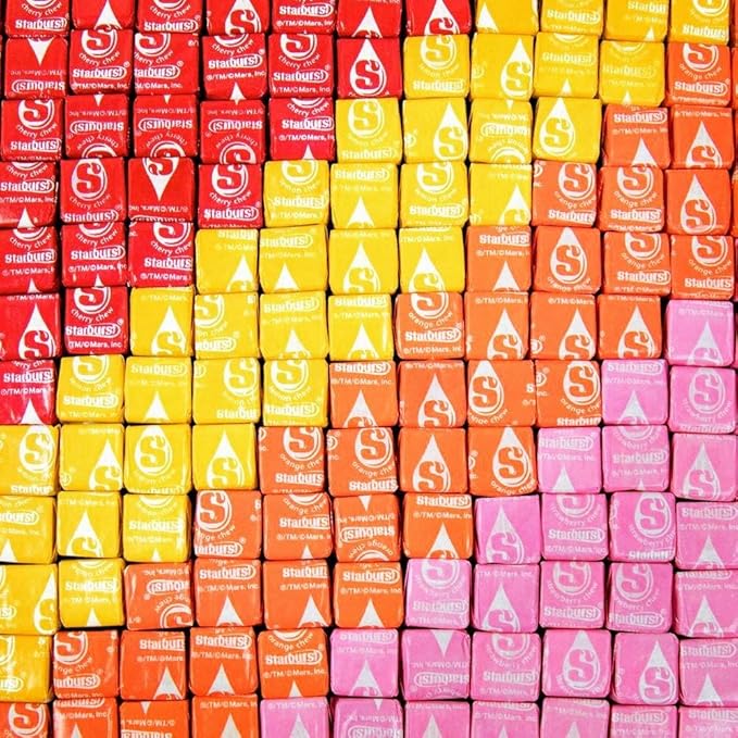 ASSORTIT X Starburst Collab Original Chewy Candy 3 Lbs Soft Chews Fruit Candies Bulk Family Fun Size Assortment Pack Individually Wrapped (48 Oz). (Individual Wrap Packaging Might Vary)