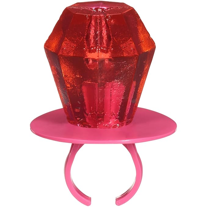 Ring Pop Individually Wrapped Pink Candy, Strawberry 30 Count Lollipop Bulk Pack – Lollipop Suckers for Kids, Fun Candy Bulk for Gender Reveal, Bachelorette Party Favors, Kids Party Favors