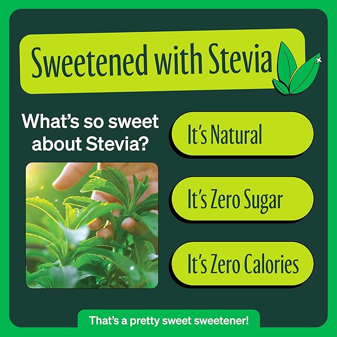 Zevia Zero Sugar Soda, Rainbow Variety Pack, 12 oz Cans (24-Pack) – Naturally Sweetened, Non-GMO Project Verified, Gluten-Free, Vegan