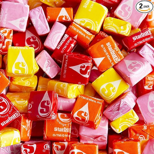 ASSORTIT X Starburst Collab Original Chewy Candy 5.5 lbs Soft Chews Fruit Candies Bulk Family Fun Size Assortment Pack Individually Wrapped, 88 oz (Individual Wrap Packaging Might Vary)