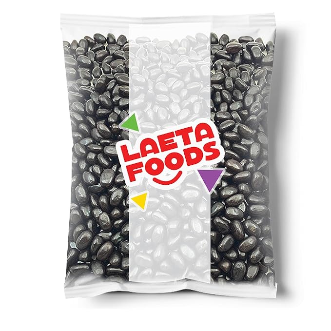 Black Licorice Jelly Beans | 2 Pound Bag | Old Time Favorite Candy