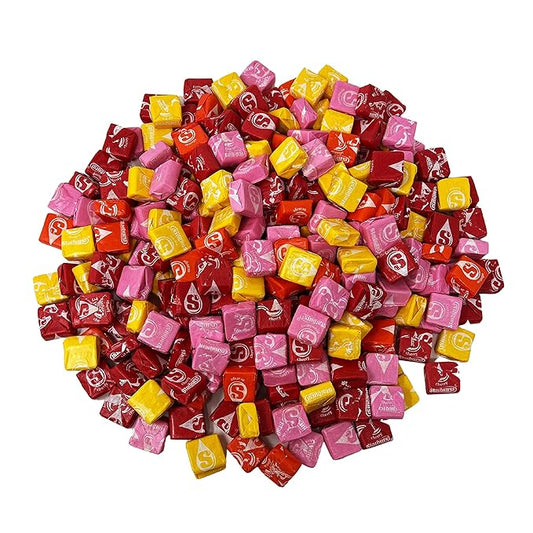 ASSORTIT X Starburst Collab Original Chewy Candy 3 Lbs Soft Chews Fruit Candies Bulk Family Fun Size Assortment Pack Individually Wrapped (48 Oz). (Individual Wrap Packaging Might Vary)