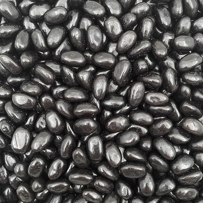 Black Licorice Jelly Beans | 2 Pound Bag | Old Time Favorite Candy