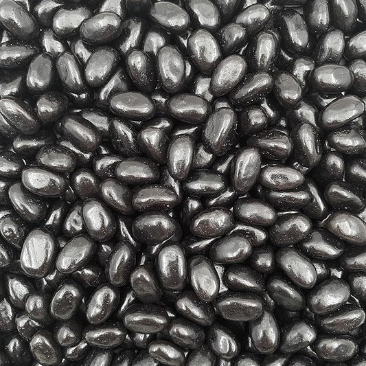Black Licorice Jelly Beans | 2 Pound Bag | Old Time Favorite Candy